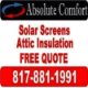 Absolute Comfort Solar Screen