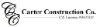 Carter Construction Company