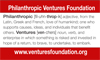 Philanthropic Ventures Foundation